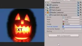 Unity3D: Text Mask