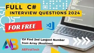 C# Find Two Largest Numbers From Array using Loop