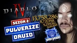Diablo 4 Pulverize Druid (Sezon 2) - ŞAMARLAYAN AYI! [TÜRKÇE REHBER]