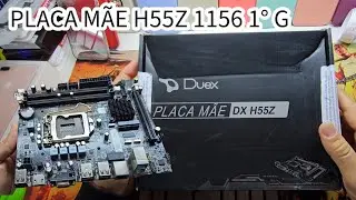 Unboxing/Overview: Placa mãe Duex LGA 1156 H55z 1° Geração Processadores Intel i3, i5, i7