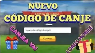 ✅️ Código de Canje 🎁 - Diciembre 2022 - Lords Mobile 👑