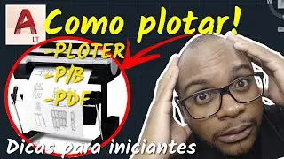 Como  IMPRIMIR / PLOTAR em PRETO e BRANCO, na ESCALA  em A4 e A3 em PDF no AUTOCAD 2020 (INICIANTES)