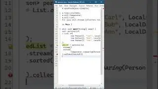 Ordenando una Lista con Stream - 