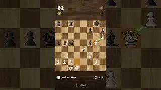 Win the queen #chess #puzzle #chesspuzzle #tactics #chesstactics