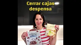 Cerrar cajas alimentos en despensas