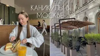THE FIRST DAYS OF VACATION: A trip to Moscow, walks, coffee shops