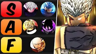 Ranking EVERY Character from Worst to Best.. (Roblox The Strongest Battlegrounds)