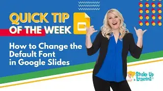 How to Change Default Font in Google Slides
