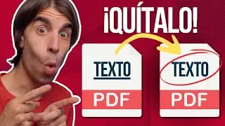 Cómo QUITAR SUBRAYADO de PDF | ELIMINAR el RESALTADO de un PDF