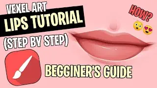 VECTOR / VEXEL LIPS TUTORIAL [ BEGGINER'S GUIDE ] INFINITE PAINTER