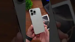Apple iPhone 16 Pro Max in Titanium is ready to be unboxed!