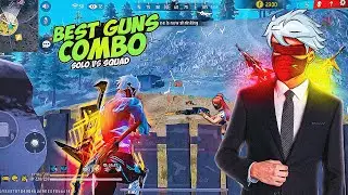 Scar+Mp40🔫BEST GUNS COMBO🎯SOLO VS SQUAD🪂 90% Headshot Rate❤️iPhone 13⚙️