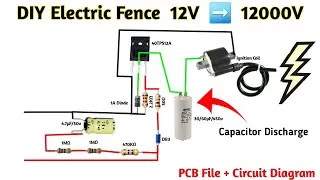 DIY Electric Fence with Capacitor Discharge | Step-by-Step Tutorial