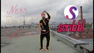 How to edit Neon Dance Effect video on Android || Scribbl