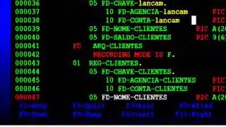 Demonstracao Curso de Cobol  (Aula18   Cobol  Balance Line)