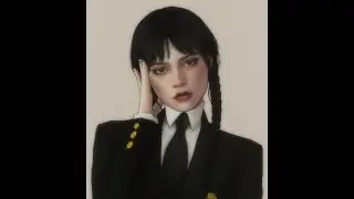 Draw Wednesday Addams (Jenna Ortega) #4