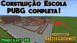 Construímos a escola do PUBG no Minecraft - Construção épica! ft Danilo