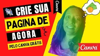 Landing page no canva de alta conversão - criada no canva grátis