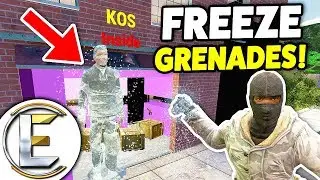 NEW WEAPON FREEZE GRENADES! - Gmod DarkRP Life (Build Tips And New Base, Download and To Use)