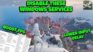 Disable these windows SERVICES for 🔧 HIGHER FPS and LOWER DELAY 🔧