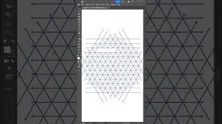 Build a Radical Logo with a Triangular Grid #shorts #shapebuilder #illustrator #design #logo #grid