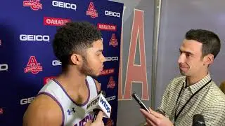 AU 79, Lafayette 59 — Sa'eed Nelson postgame