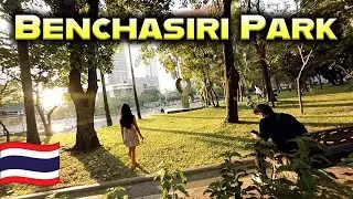 Benchasiri Park Bangkok Walking Tour - Home of 100 Turtles! 🇹🇭