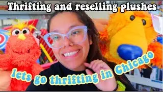 Thrifting & Reselling Plushes Found On The Thrift Store; Chicago Thrifting :D Everything Half Of