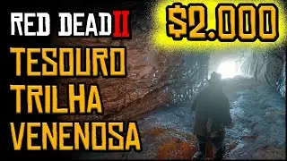 DOIS MIL DÓLARES! $2.000,00 Tesouro da Trilha Venenosa - Red Dead Redemption 2
