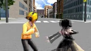 [MMD]  zaiga VS พี่คิระ