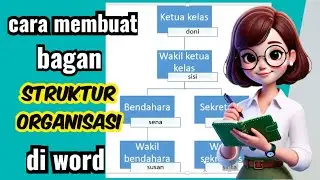 cara membuat struktur organisasi di word
