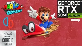 Yuzu Emulator Super Mario Odyssey 60 FPS | RTX 2060 Super + i5 10400F