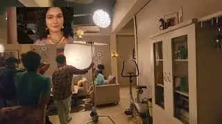 AANGAN SERIAL /SECRET SET TOUR /SONYSAB #neethashetty #actor #onset #behindthescene #tour #bts