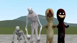 OLD SCP 096 VS SCP 173!!! Garrys Mod Sandbox