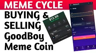 How To Buy Meme Cycle Teligram Mini App GoodBoy Meme Coin !! Pantham Wallet Se GoodBoy Meme Coin Buy