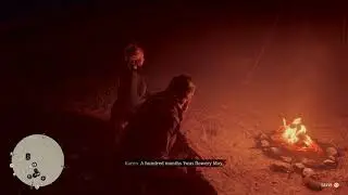 Red Dead Redemption 2 Karen singing in base camp