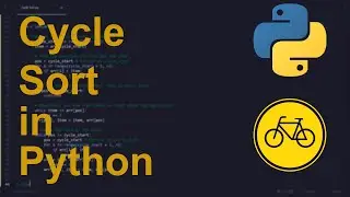 Cycle Sort Code in Python | Sorting Algorithms | Python Coding Tutorial | Python Coding Interview