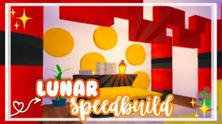 LUNAR HOUSE ADOPT ME SPEEDBUILD! ~Its Cxco Twins~