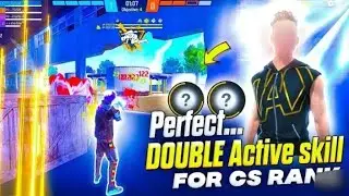 Perfect Double active skill for cs rank 🔥Duo Skill Gameplay🤥 - Garena Free Fire 🔥