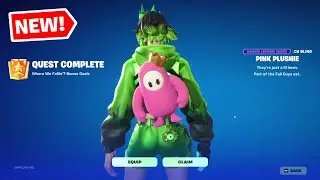 Fortnite Complete Where We Fallin'? Quests as a bean - How to Emote, Dive, Mantle Fortnite Fall Guys