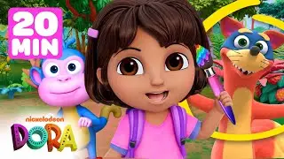 Play Interactive Games w/ Dora & Boots! 😊 20 Minute Compilation | Dora & Friends