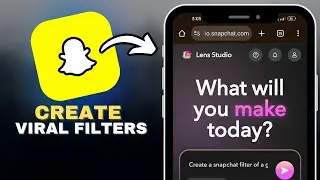 How to Create Viral Snapchat Filters with Lens Studio AI in SECONDS!