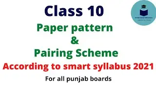 10 class chemistry paper pairing scheme and paper pattern 2021