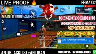 🔥OB42 | Auto headshot config file free fire aimbot+aimlock | Headshot config file free fire max
