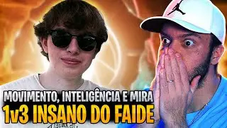 APEX REACT | Um dos MELHORES 1v3 do FAIDE mostra o motivo dele ser o REI DA CASUAL!