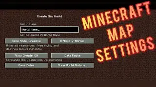 Recommended Minecraft Map Settings