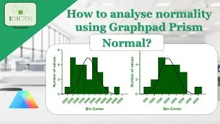 How to analyse data Normality using GraphPad Prism 