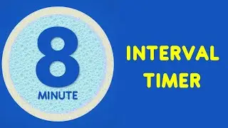 8 Min Interval Timer With Music - 20 Second Exercise 10 sec rest
