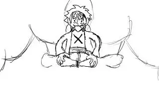 Extremely Rough Luffy Vs Terraria Moon Guy Animation
