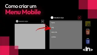 Como criar um MENU MOBILE com HTML, CSS e JavaScript